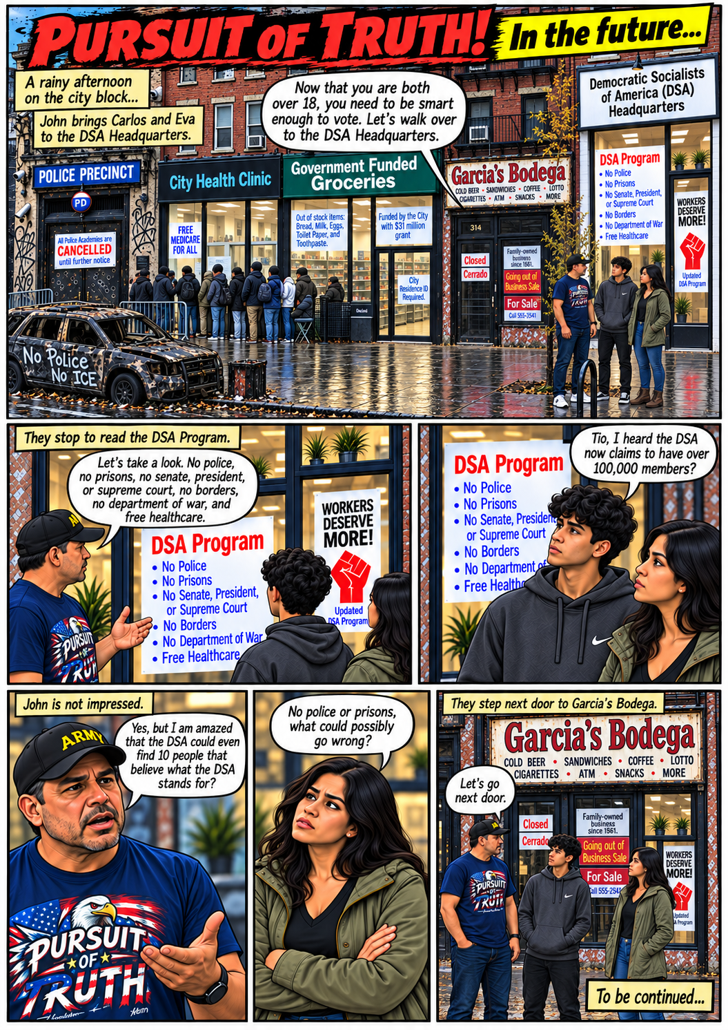 Act I - DSA Comic Strip
