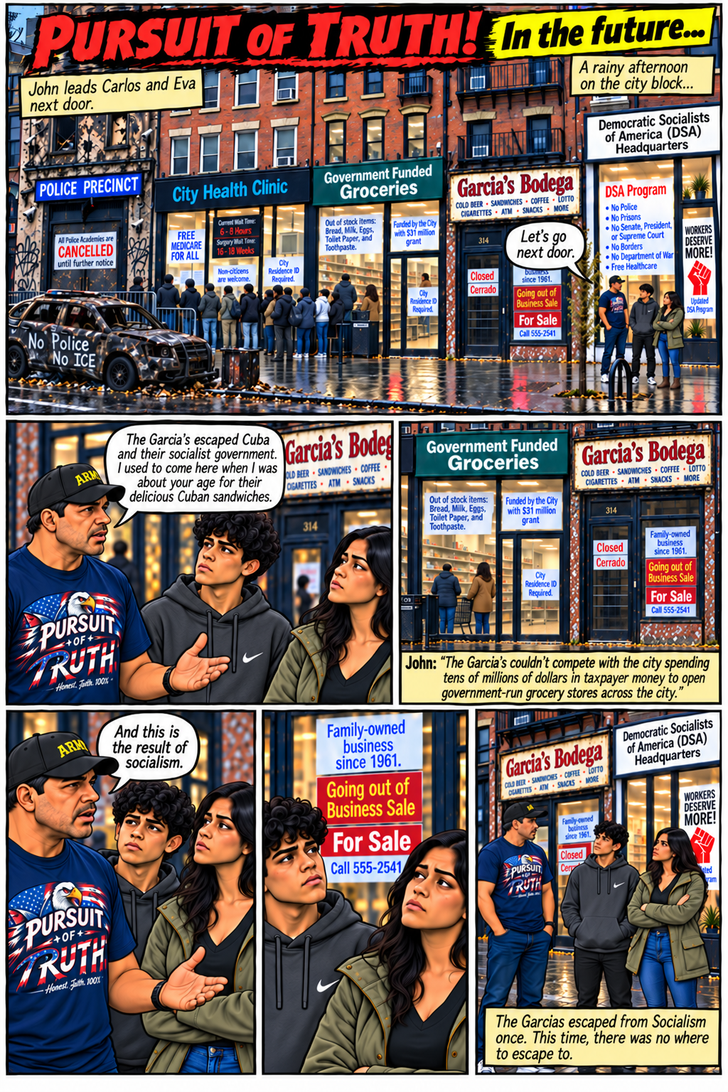 Act II - Bodega Comic Strip